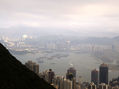 Kowloon from Victoria Peak,Hong Kong.0154DHK